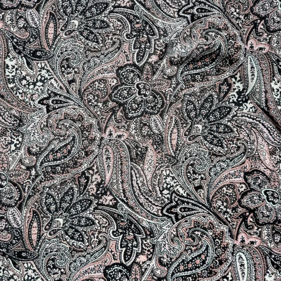 So L NWT Paisley Fit And Flare Long Sleeve Dress - Picture 5 of 10